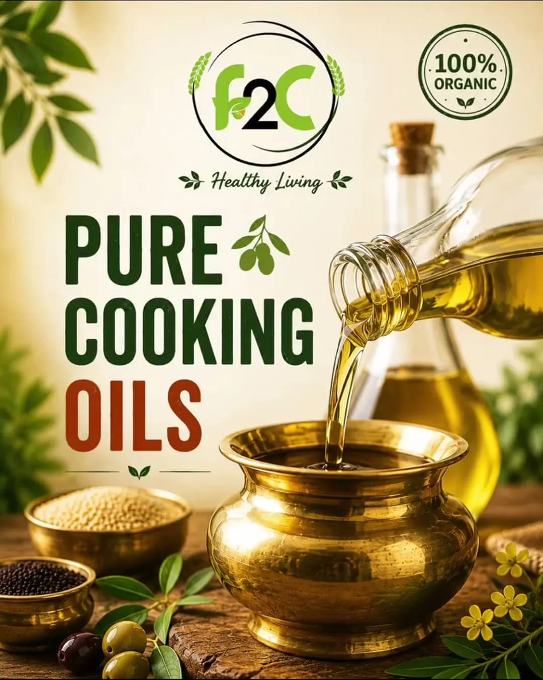 Pure cooking oils