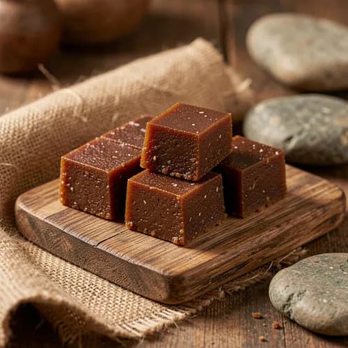 Coconut Burfi (Palm Jaggery)